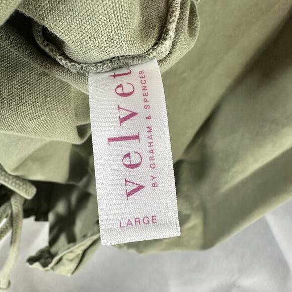 Velvet by Graham & Spencer Nicola Casual Jacket Size Large Green - Picture 5 of 13